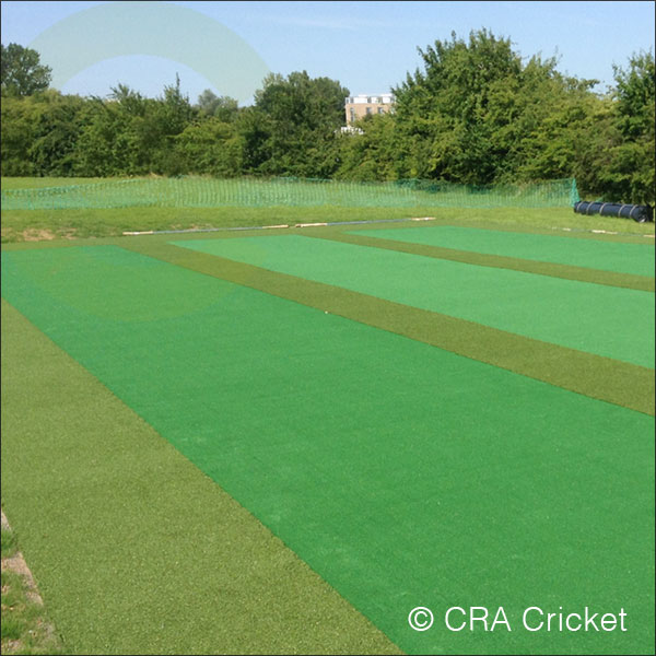 Professional cricket pitch practice area installations