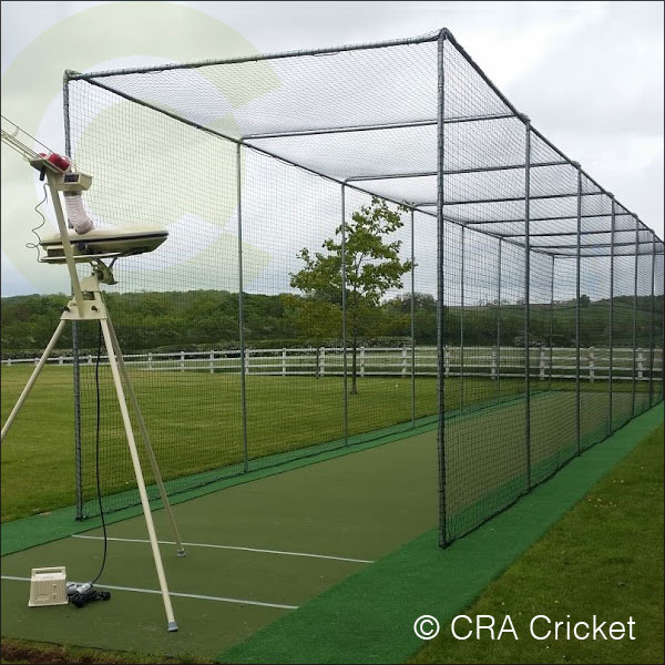 Professional cricket pitch practice area installations