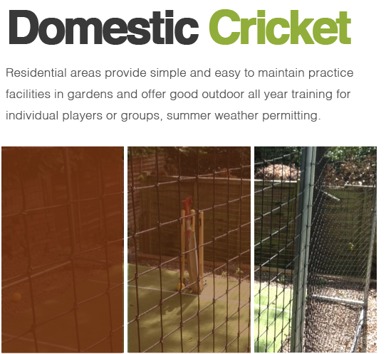 County cricket practice area design