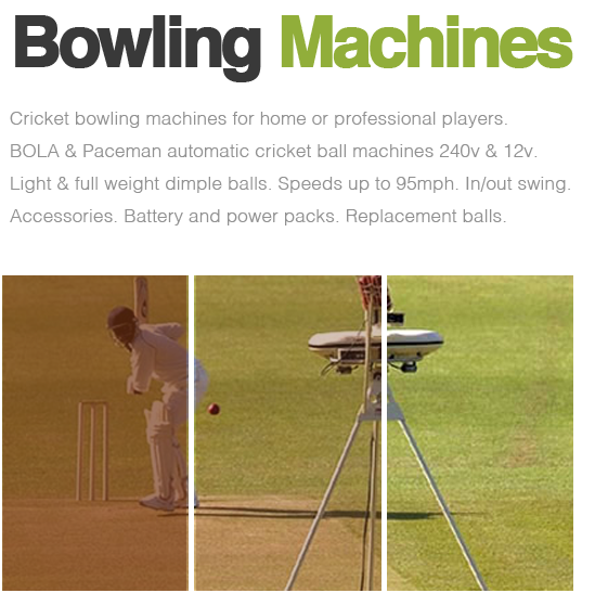 Cricket Bowling Machines & Accessories CRA Cricket Equipment