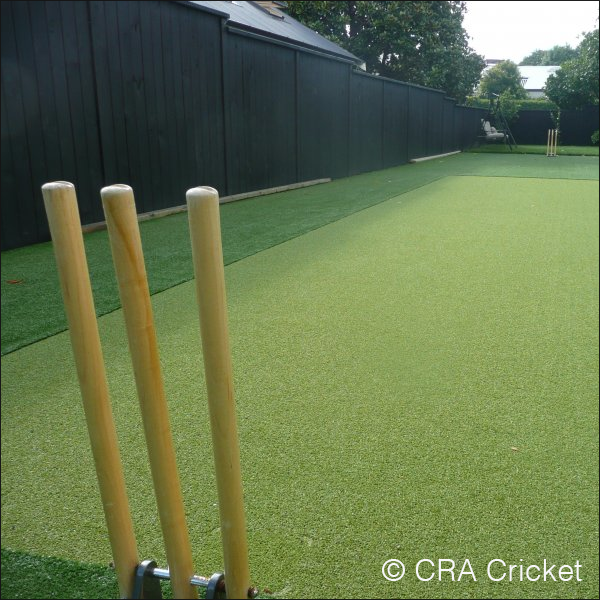 Garden Artificial Cricket Pitch Installation