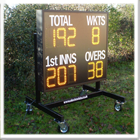 Mobile Electronic Cricket Scoreboard