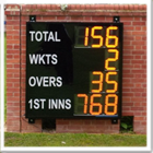 Wall Mounted 240v Cricket Scoreboard